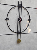 ساعت دیواری فلزی مدرن کد H107.1
