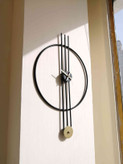 ساعت دیواری فلزی مدرن کد H107