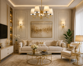 لوستر دکوراتیو شیددار طرح پاپیون با طراحی خاص برای پذیرایی و اتاق خواب