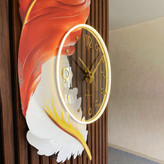 Feather modern wall clock