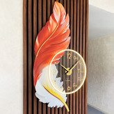 Feather modern wall clock